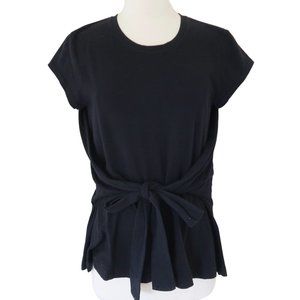 LILITH wrap waist tie front t-shirt top sz 40 M